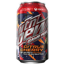 Mountain Dew Game Fuel Citrus Cherry 12x355ml