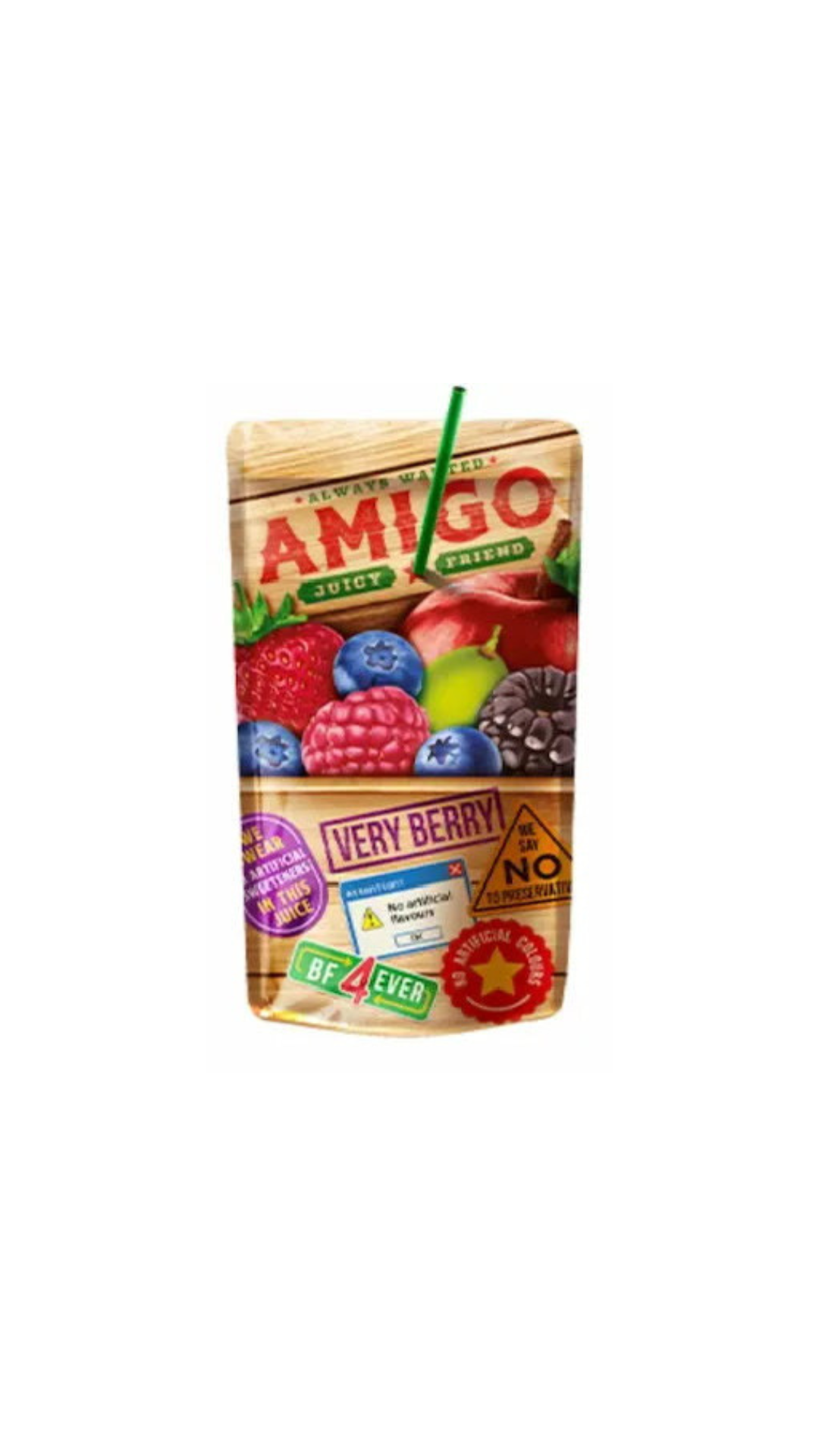 Amigo Very Berry 16x200ml