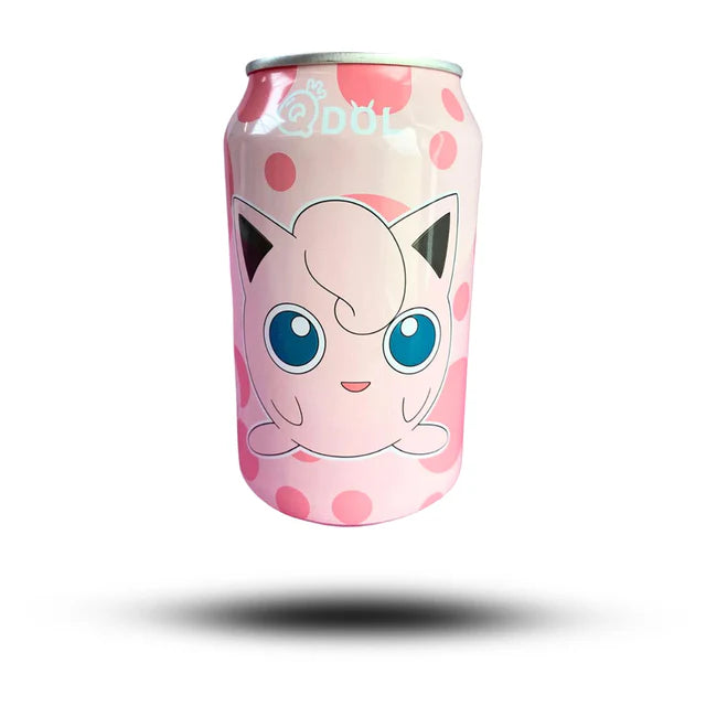 Qdol Pokemon Sparkling Water Jigglypuff Peach 24x330ml