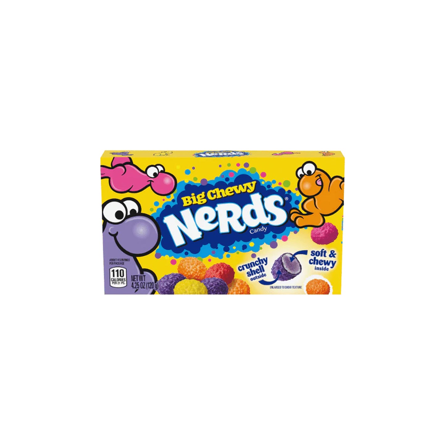 Wonka Nerds Big Chewy Candy 12x120g (MHD)